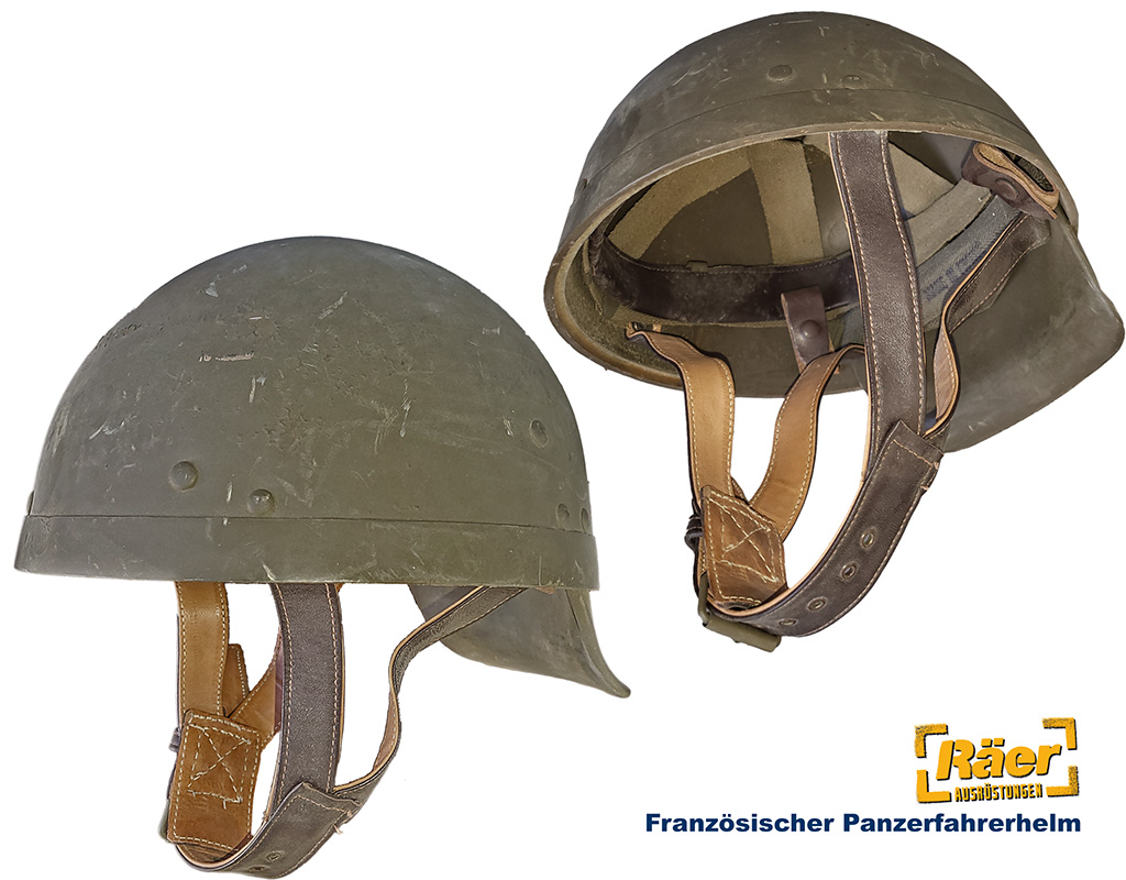 Französischer Panzerfahrerhelm       B